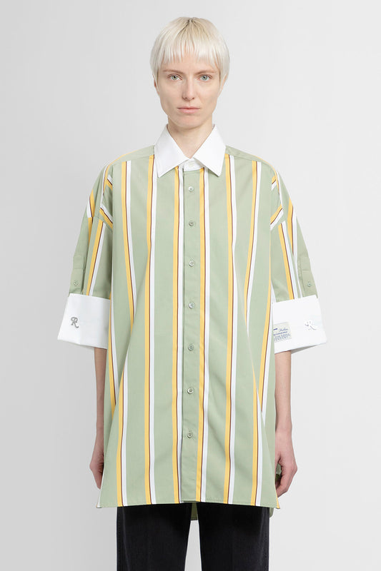 RAF SIMONS WOMAN GREEN SHIRTS