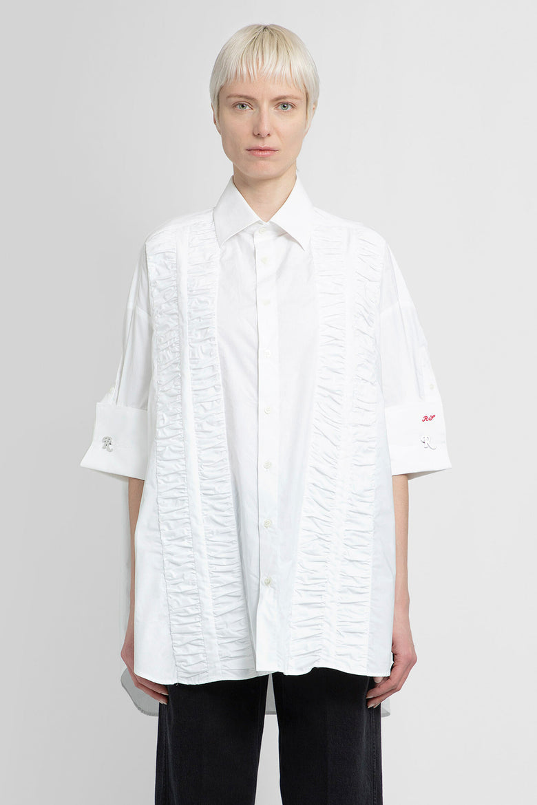 RAF SIMONS WOMAN WHITE SHIRTS