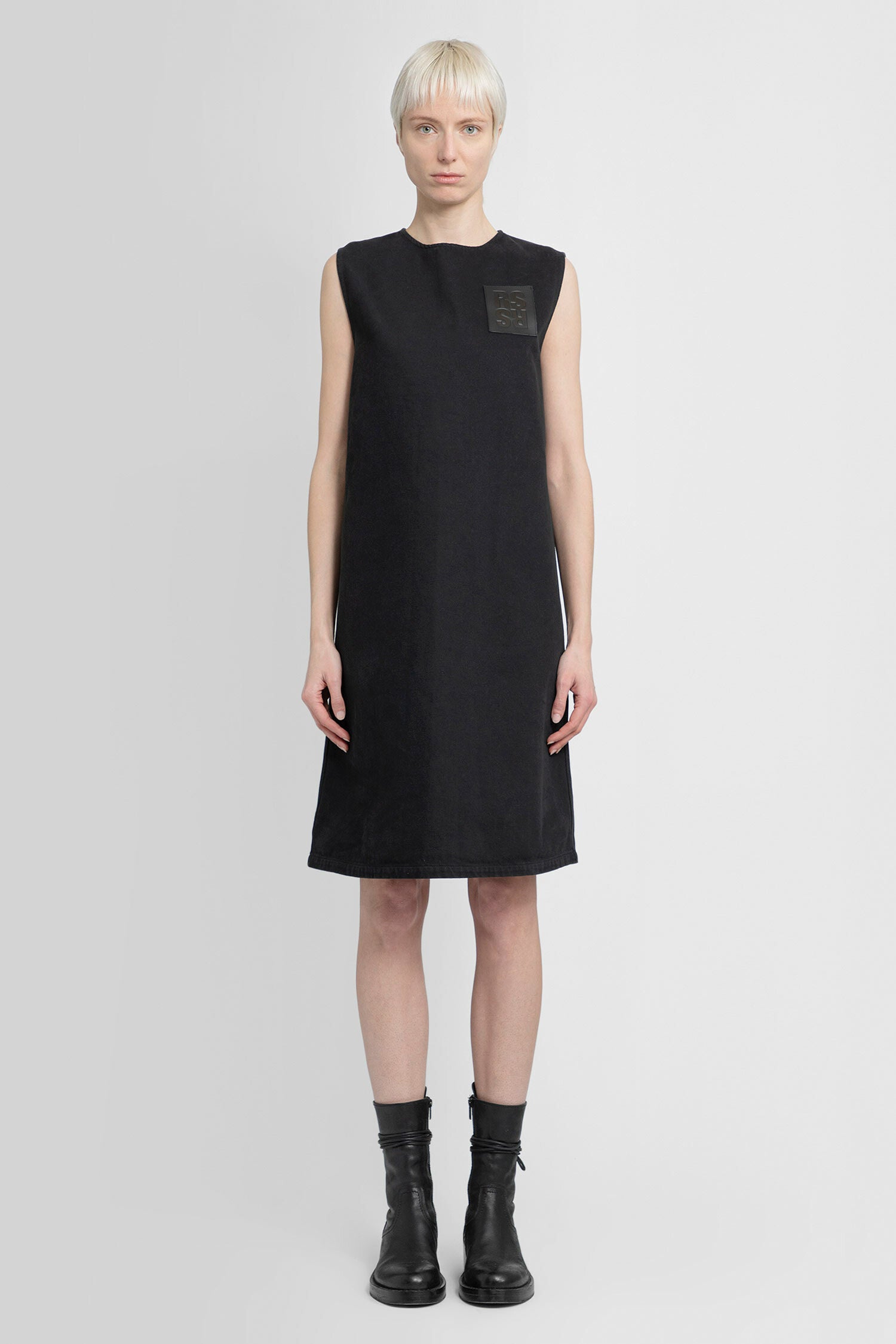 RAF SIMONS WOMAN BLACK DRESSES