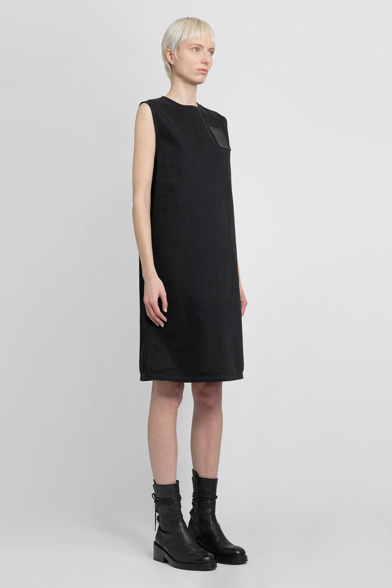 RAF SIMONS WOMAN BLACK DRESSES