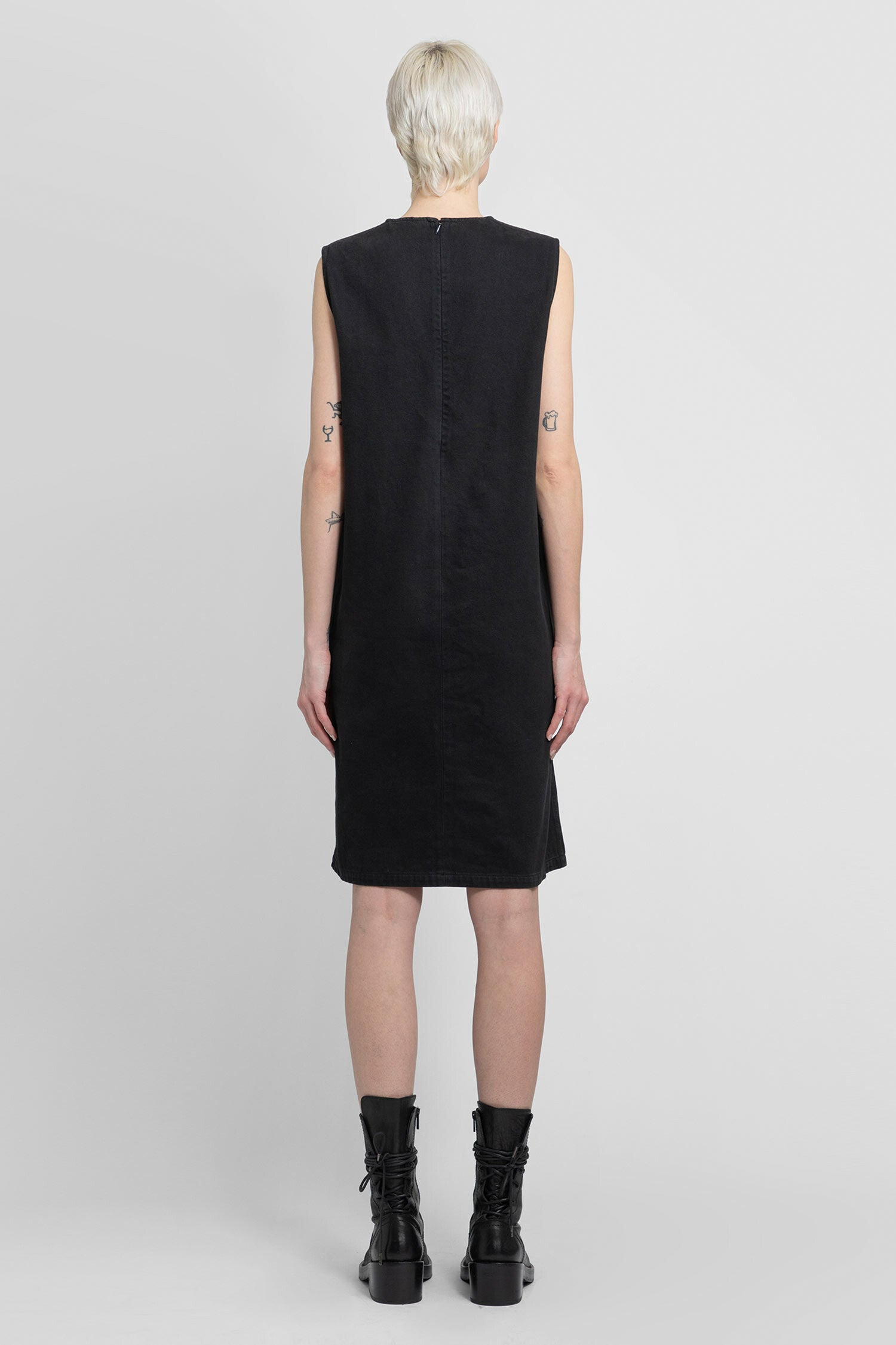 RAF SIMONS WOMAN BLACK DRESSES