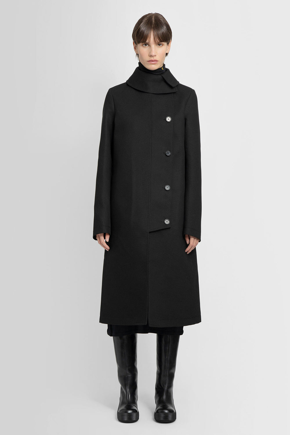 RAF SIMONS WOMAN BLACK COATS