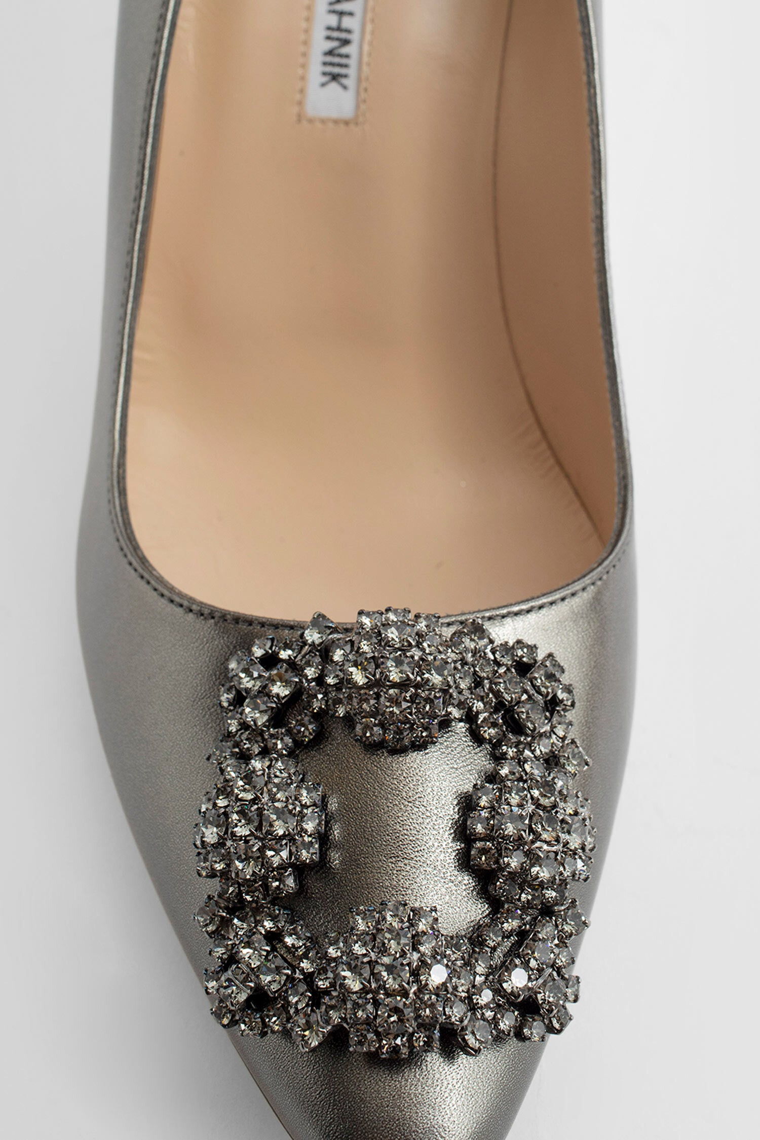 MANOLO BLAHNIK WOMAN GREY PUMPS