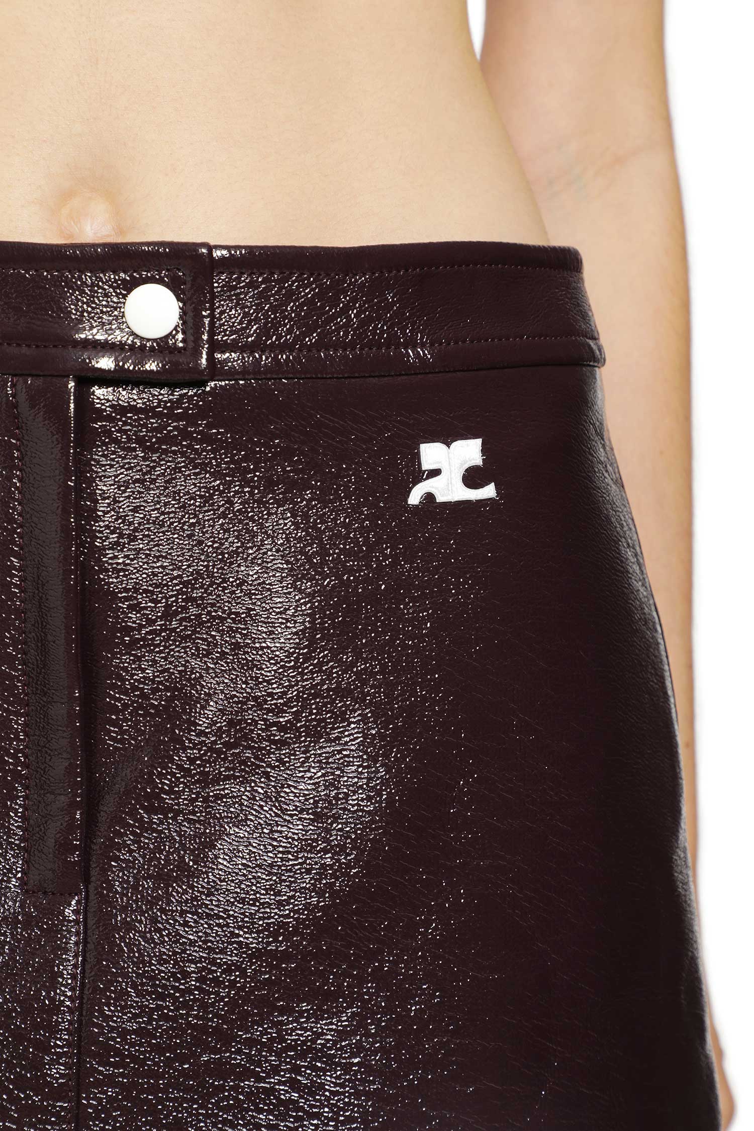 COURRÈGES Vinyle Reedition Mini SKirt woman