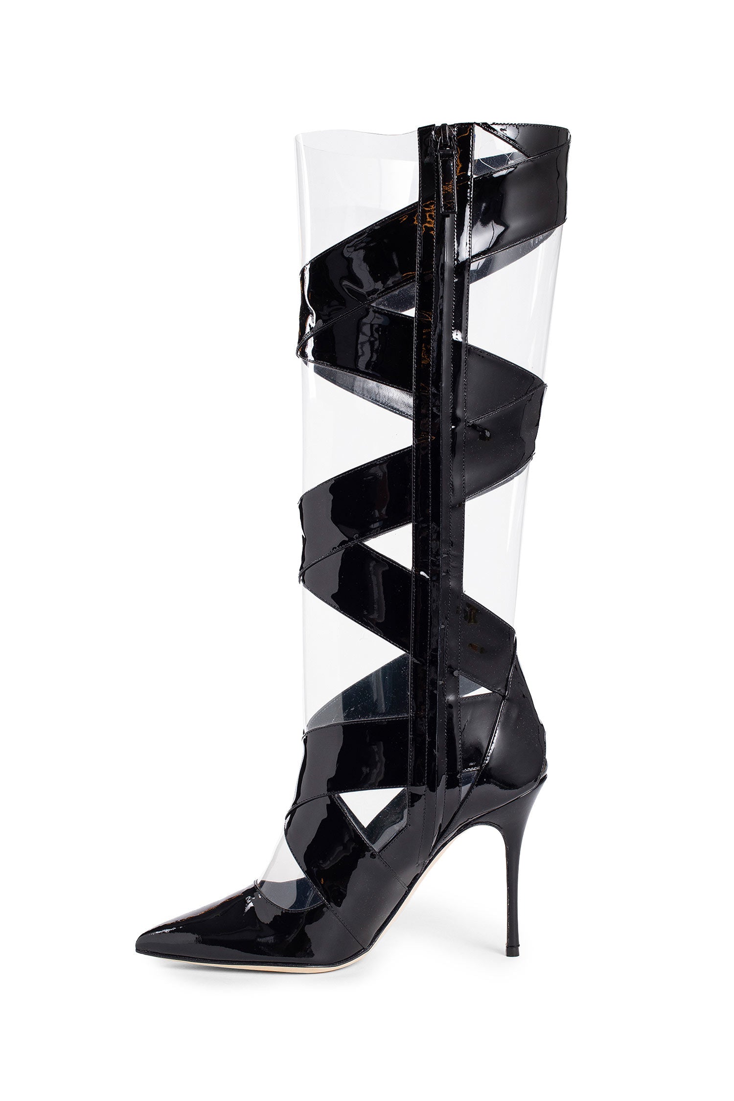 MANOLO BLAHNIK WOMAN BLACK BOOTS