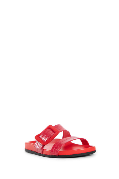 MANOLO BLAHNIK WOMAN RED SANDALS & SLIDES