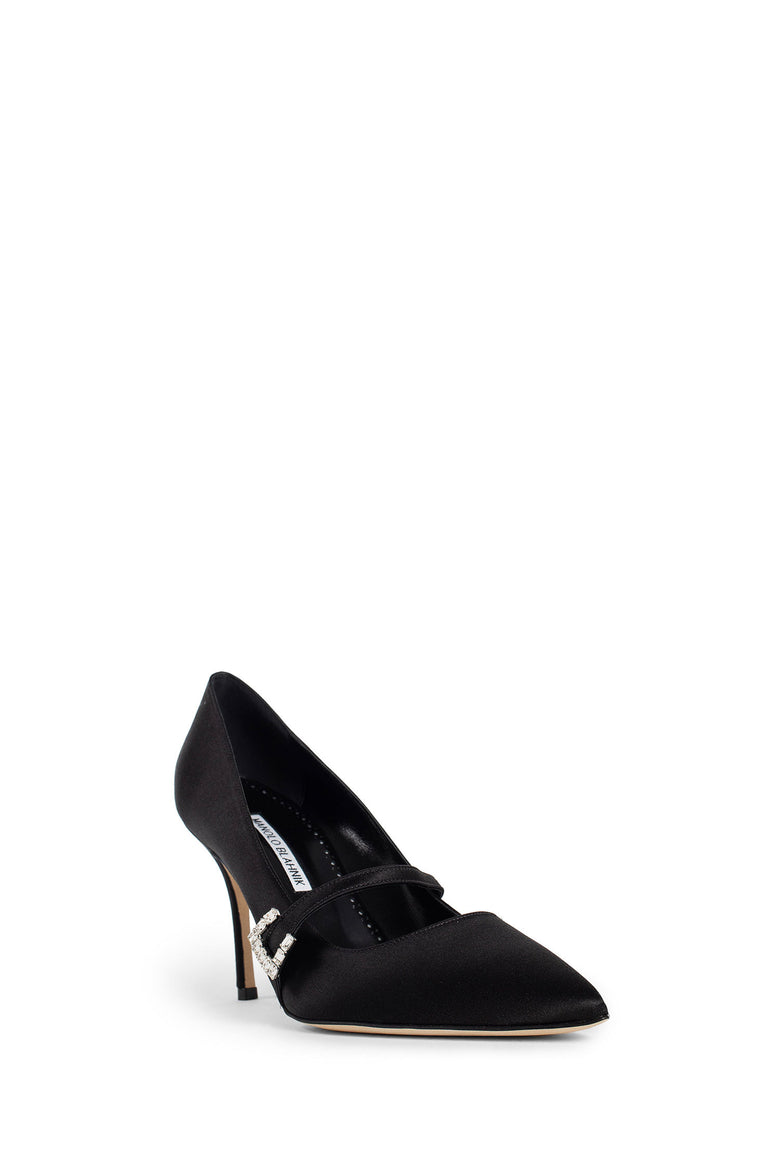 MANOLO BLAHNIK WOMAN BLACK PUMPS