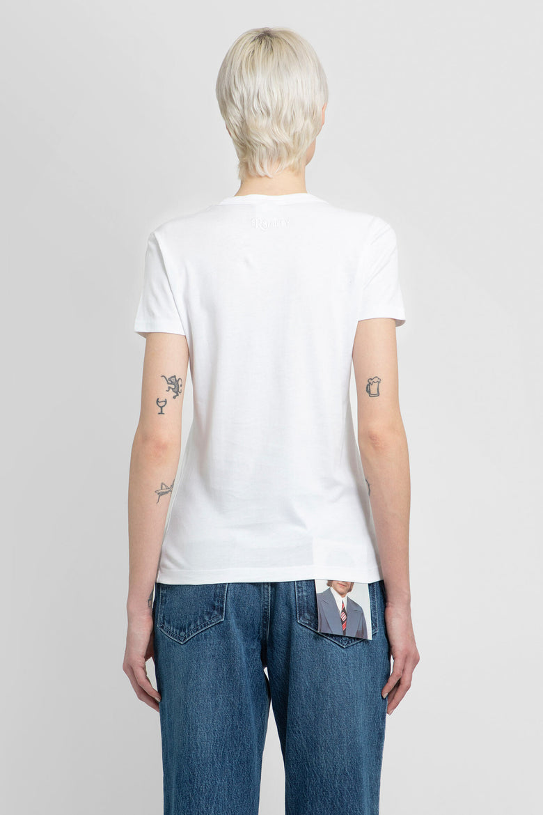 RAF SIMONS WOMAN WHITE T-SHIRTS & TANK TOPS