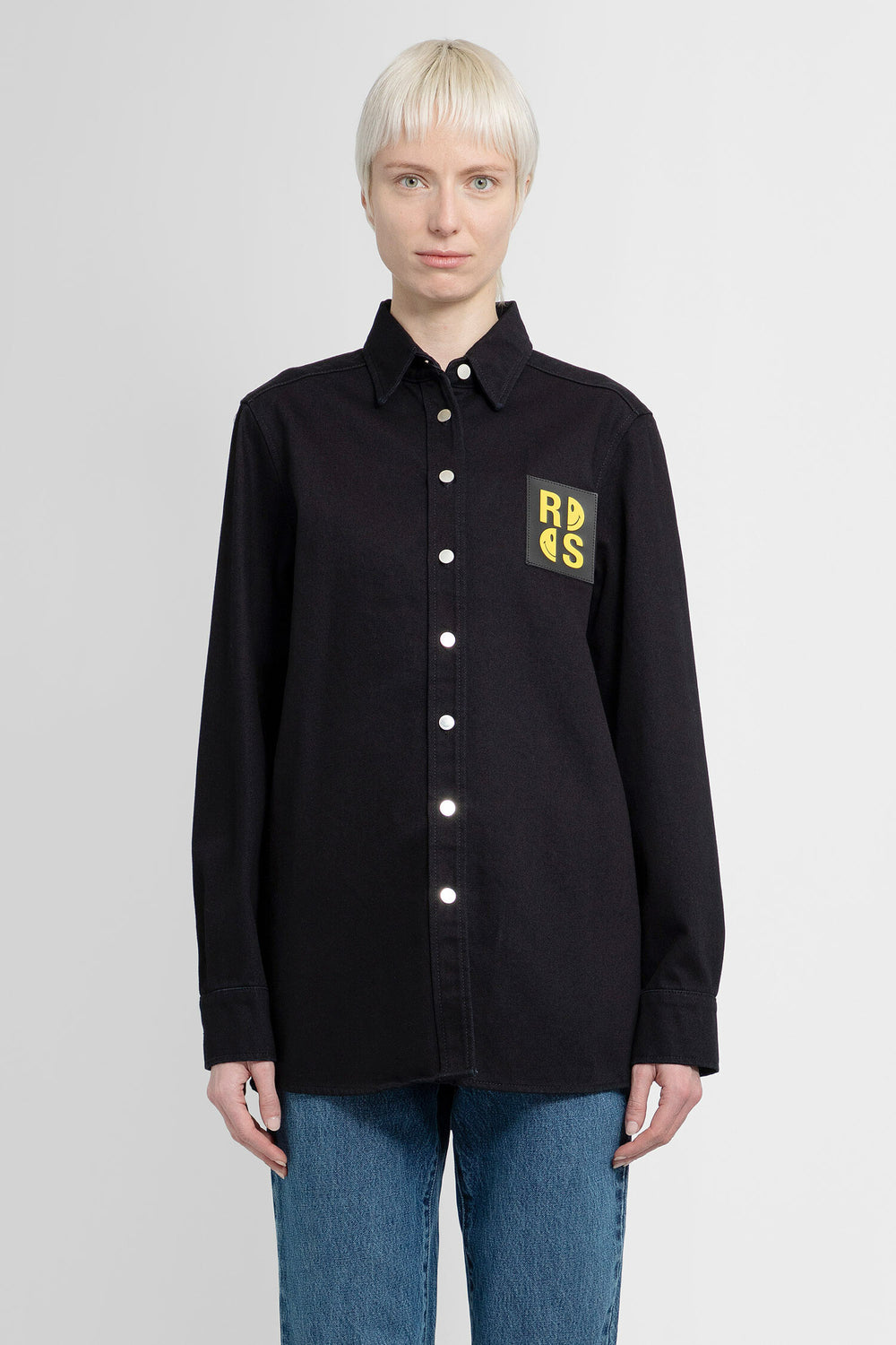 RAF SIMONS WOMAN BLACK SHIRTS