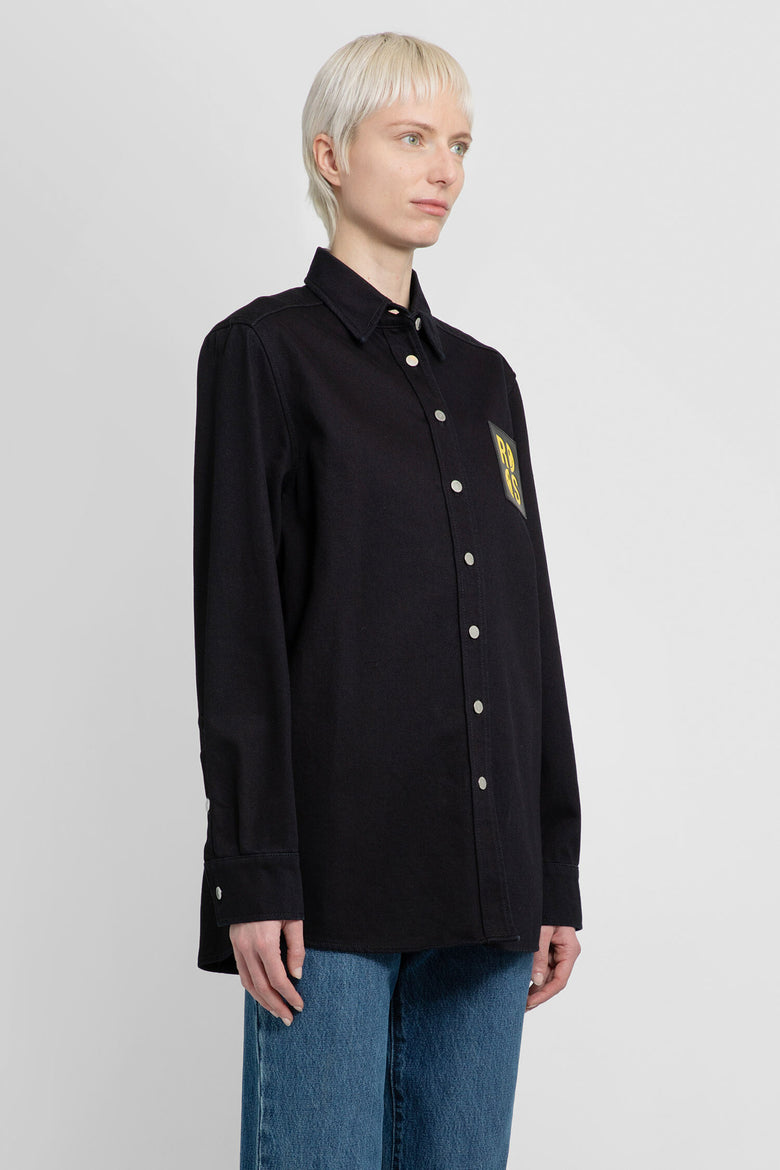 RAF SIMONS WOMAN BLACK SHIRTS