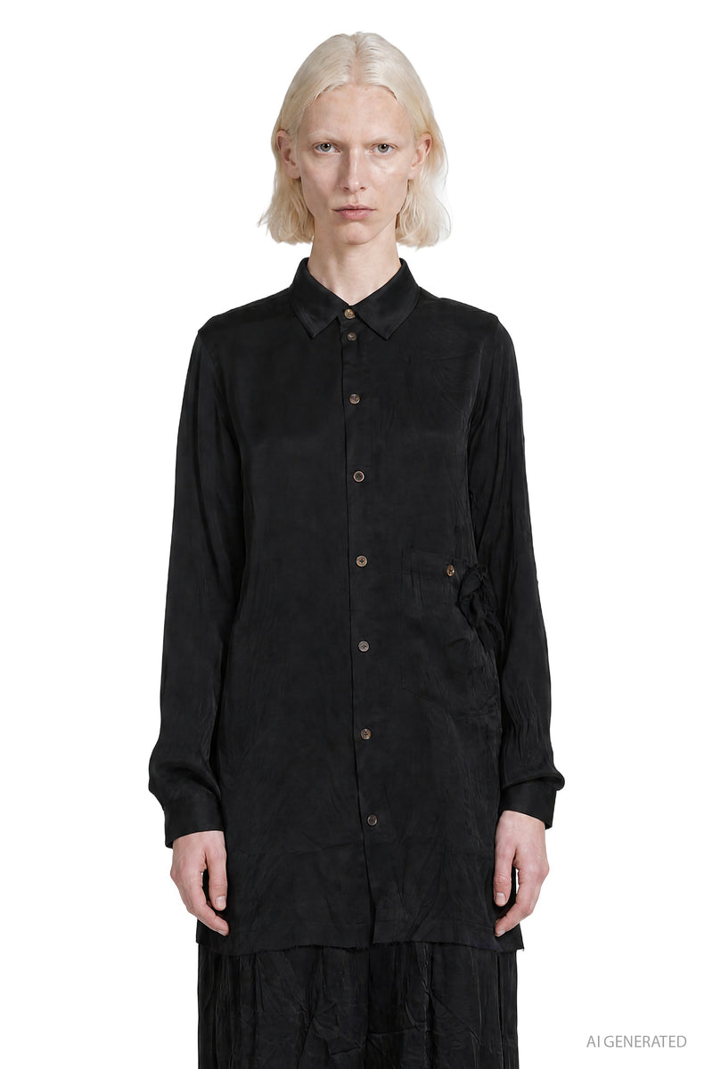 ALEKSANDR MANAMIS Classic Silk Shirt woman