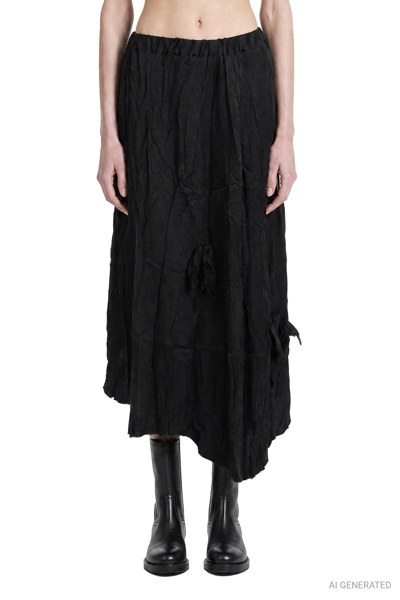 ALEKSANDR MANAMIS Les Portraits Asymmetric Long Skirt woman