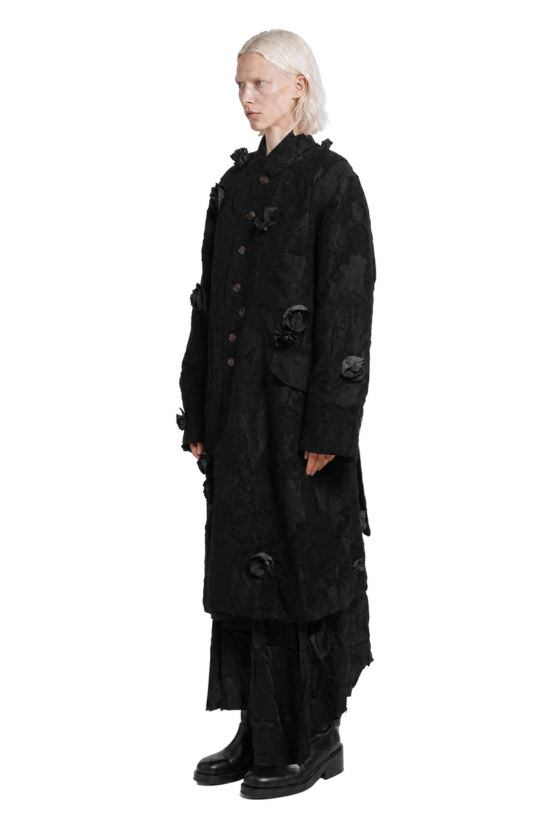 ALEKSANDR MANAMIS Floral Roomy Winter Coat woman