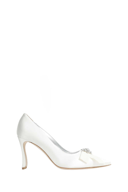 Apius Satin Jewel Embellished Pumps