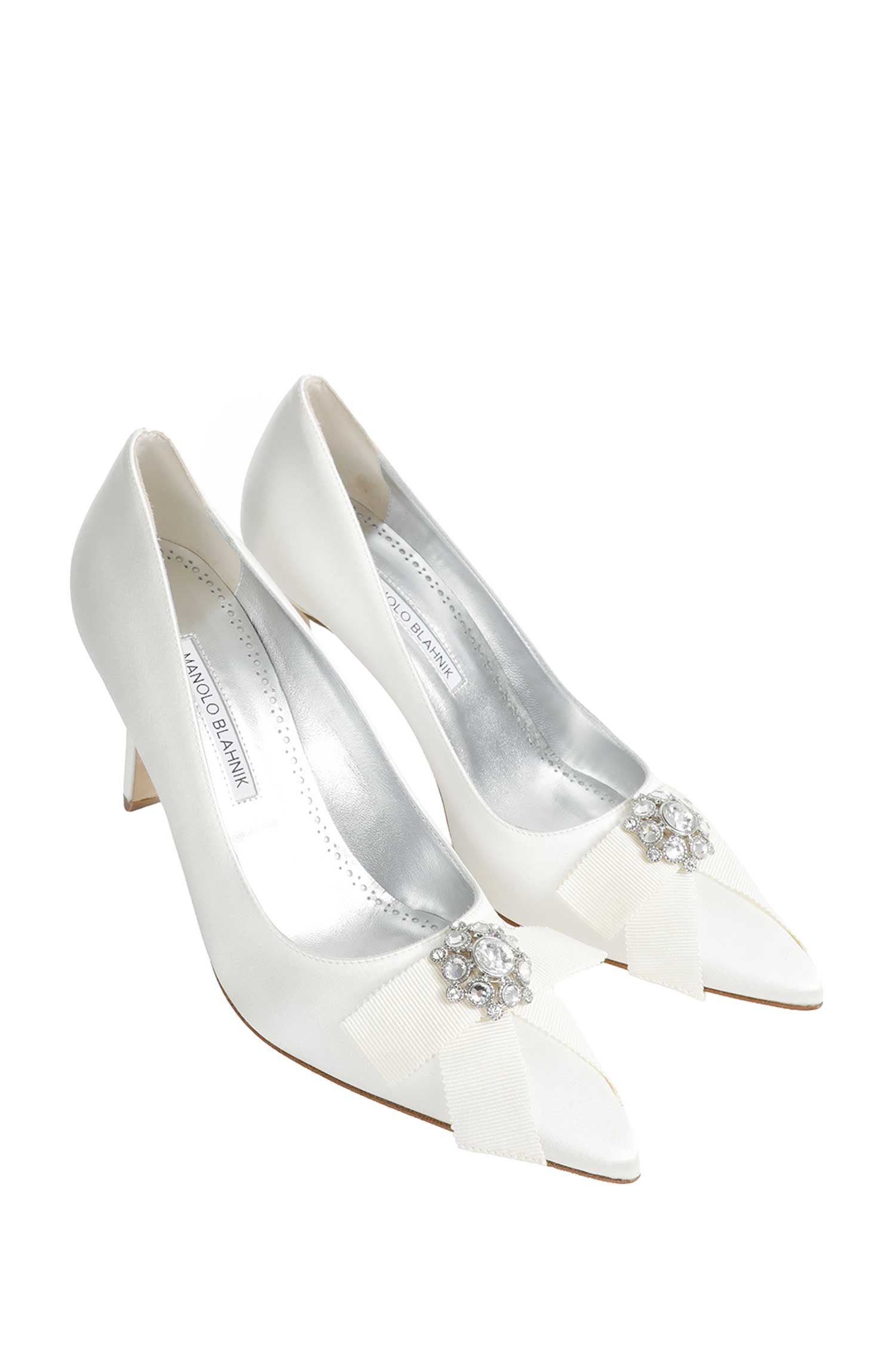 Apius Satin Jewel Embellished Pumps