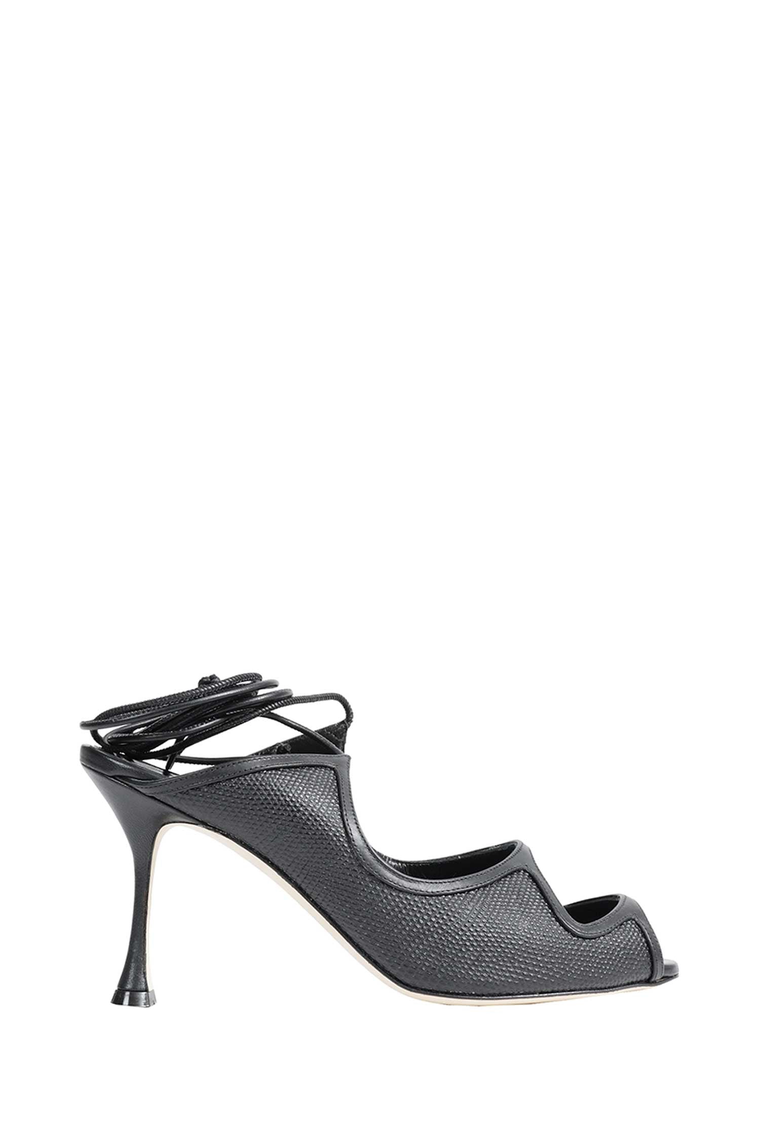 MANOLO BLAHNIK Prosta Cut-Out Sandals woman
