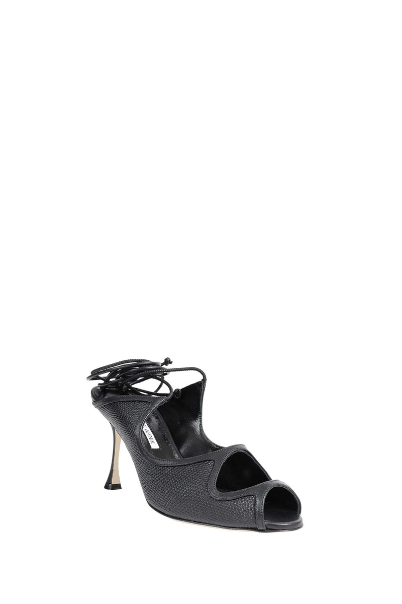 MANOLO BLAHNIK Prosta Cut-Out Sandals woman