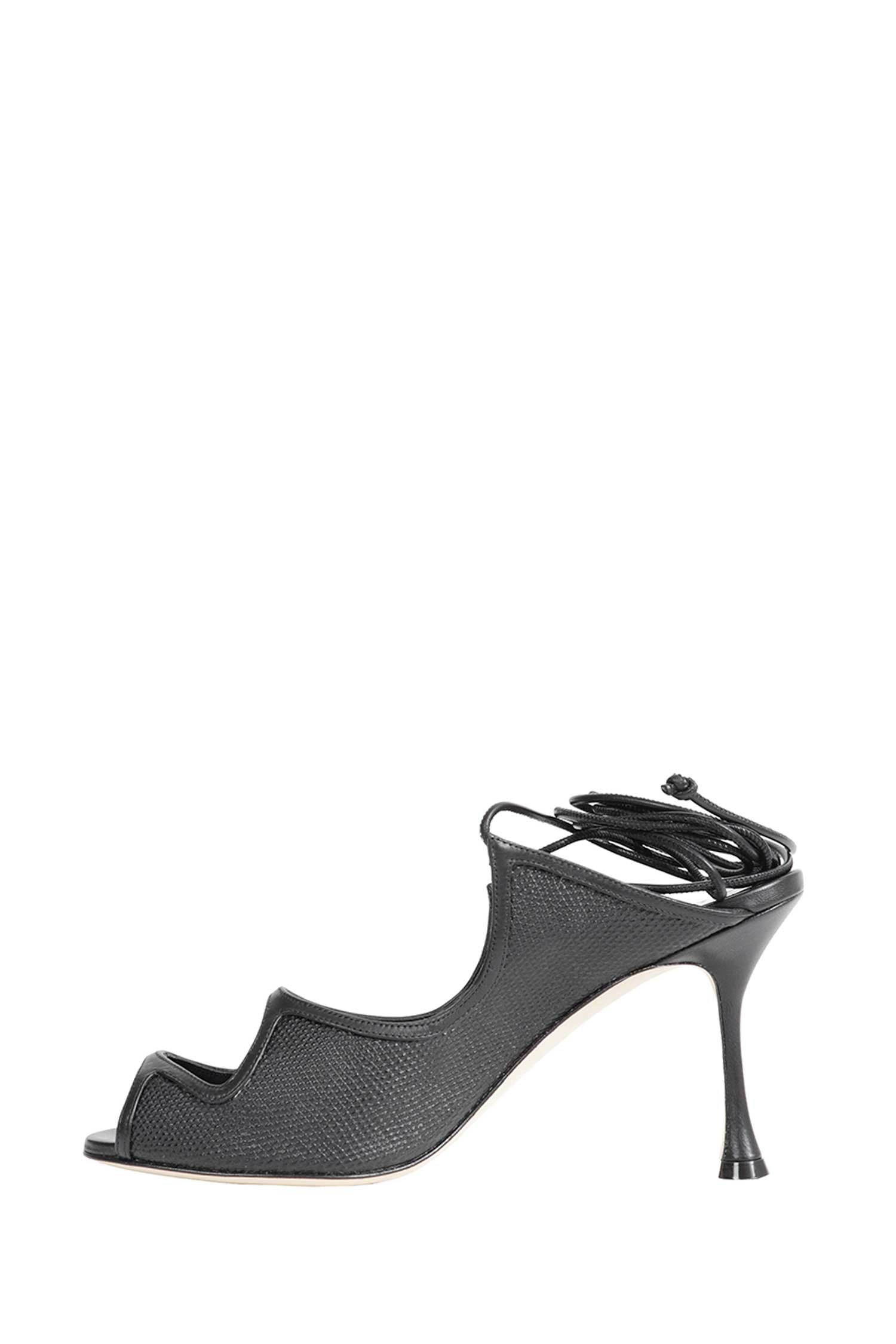 MANOLO BLAHNIK Prosta Cut-Out Sandals woman