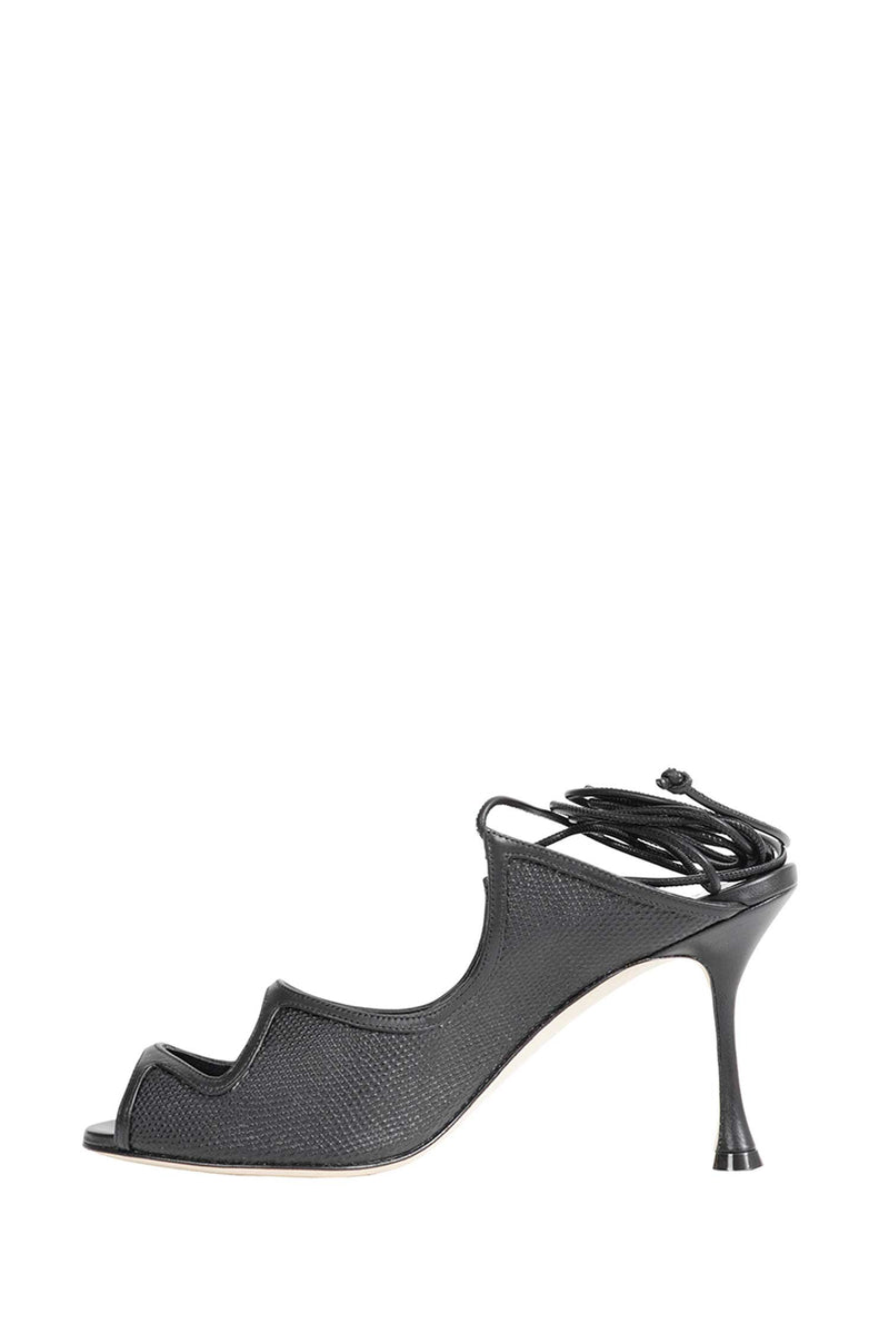 MANOLO BLAHNIK Prosta Cut-Out Sandals woman