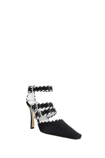 Sumba 105 Satin Ankle Strap Pumps