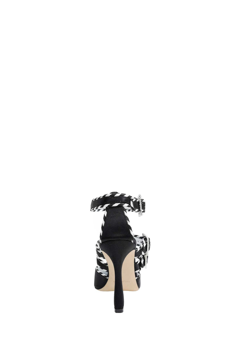 MANOLO BLAHNIK Sumba 105 Satin Ankle Strap Pumps woman