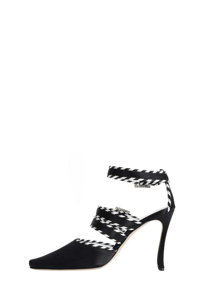 Sumba 105 Satin Ankle Strap Pumps