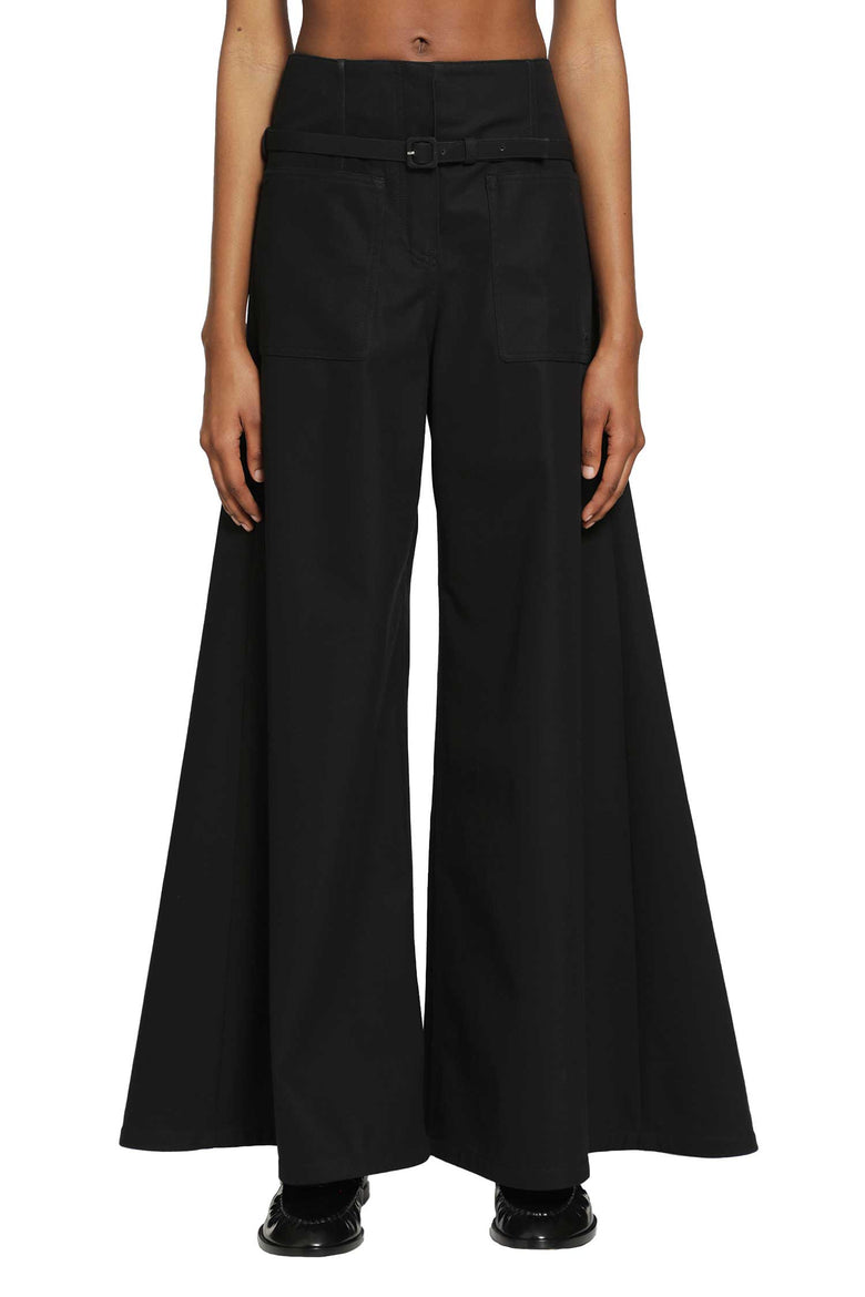 
              COURRÈGES Cotton Canvas Palazzo Pants woman
            