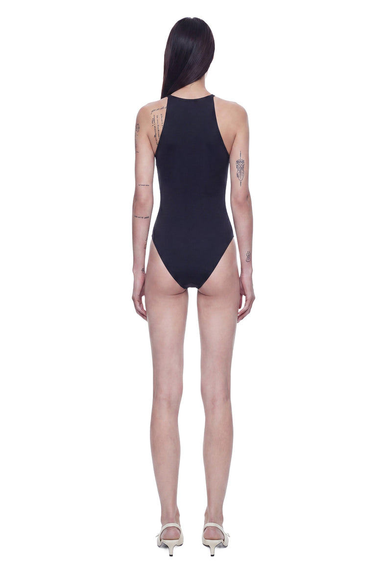 COURRÈGES Buckle Cut-Out Swimsuit woman