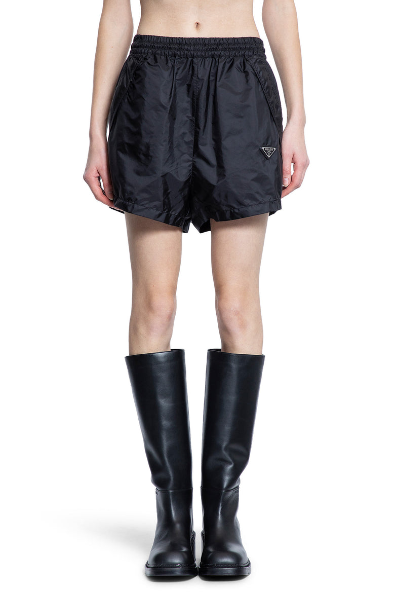 PRADA WOMAN BLACK SHORTS