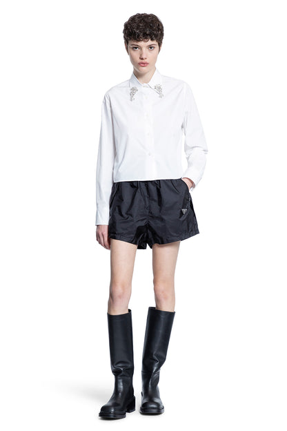 PRADA WOMAN BLACK SHORTS