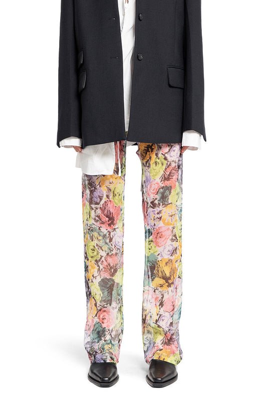 DRIES VAN NOTEN WOMAN MULTICOLOR TROUSERS