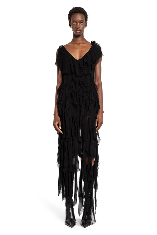 DRIES VAN NOTEN WOMAN BLACK DRESSES