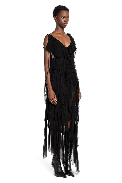 DRIES VAN NOTEN WOMAN BLACK DRESSES