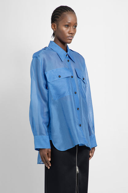 KHAITE WOMAN BLUE SHIRTS