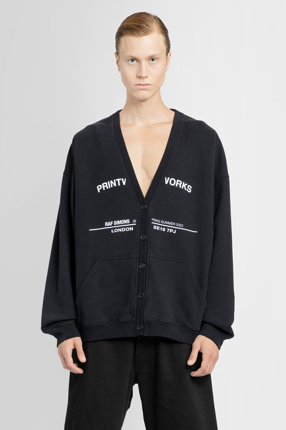 RAF SIMONS MAN BLACK SWEATSHIRTS