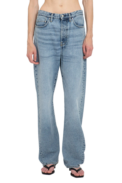 Twisted Seam Full-Length Jeans