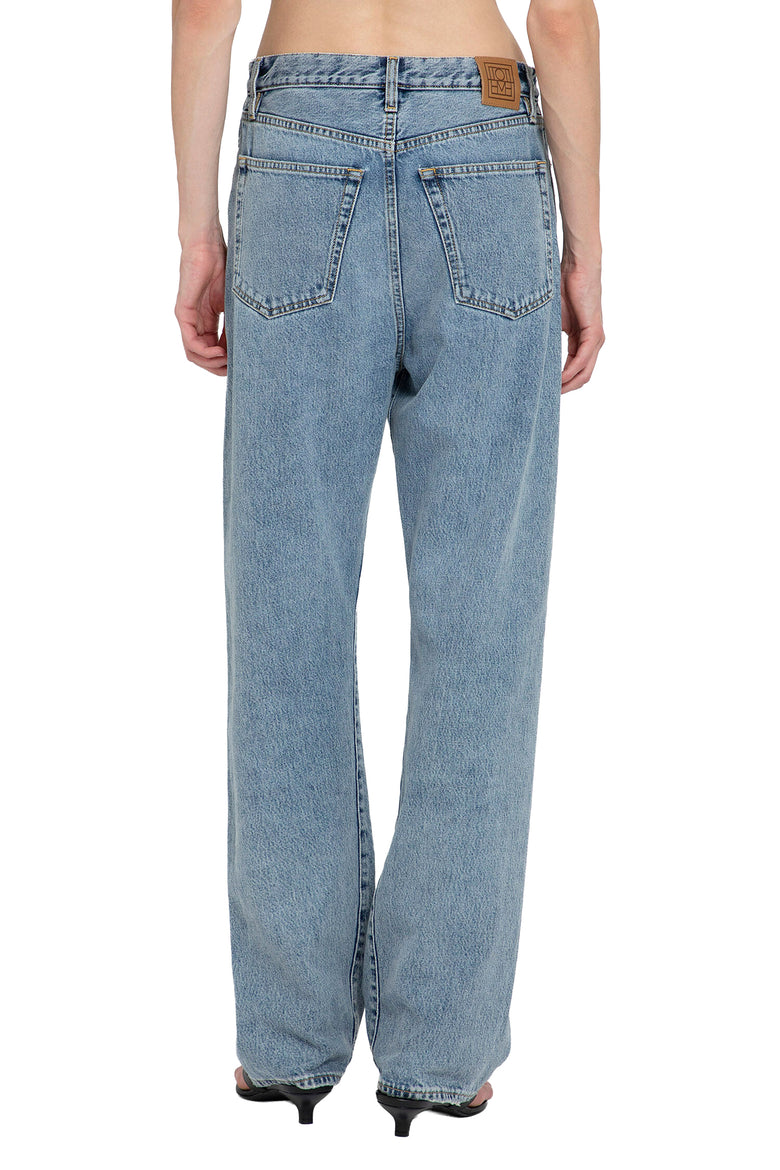 TOTEME Twisted Seam Full-Length Jeans woman