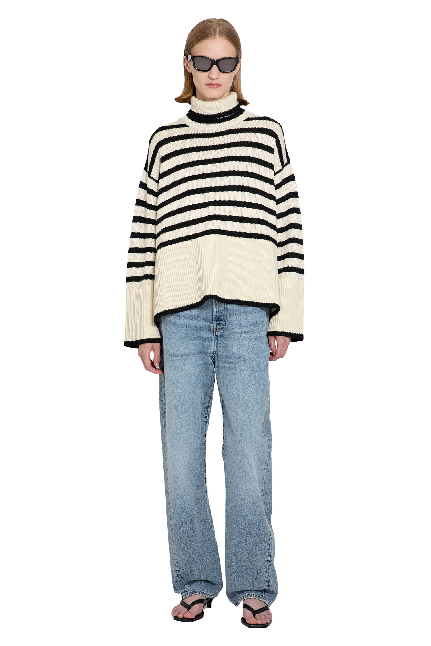 TOTEME Twisted Seam Full-Length Jeans woman