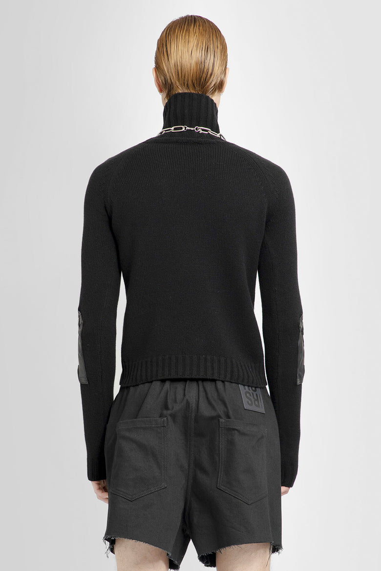 RAF SIMONS MAN BLACK KNITWEAR