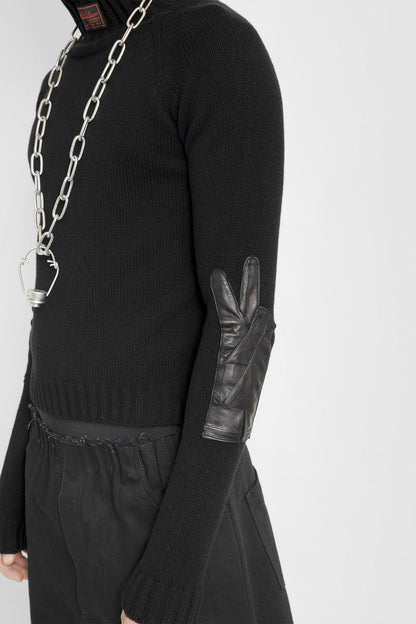 RAF SIMONS MAN BLACK KNITWEAR