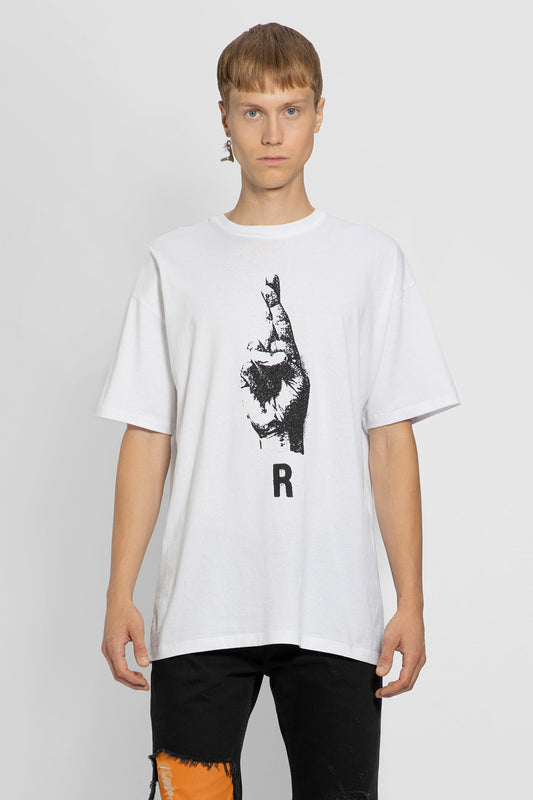 RAF SIMONS MAN WHITE T-SHIRTS & TANK TOPS