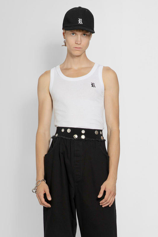 RAF SIMONS MAN WHITE T-SHIRTS & TANK TOPS