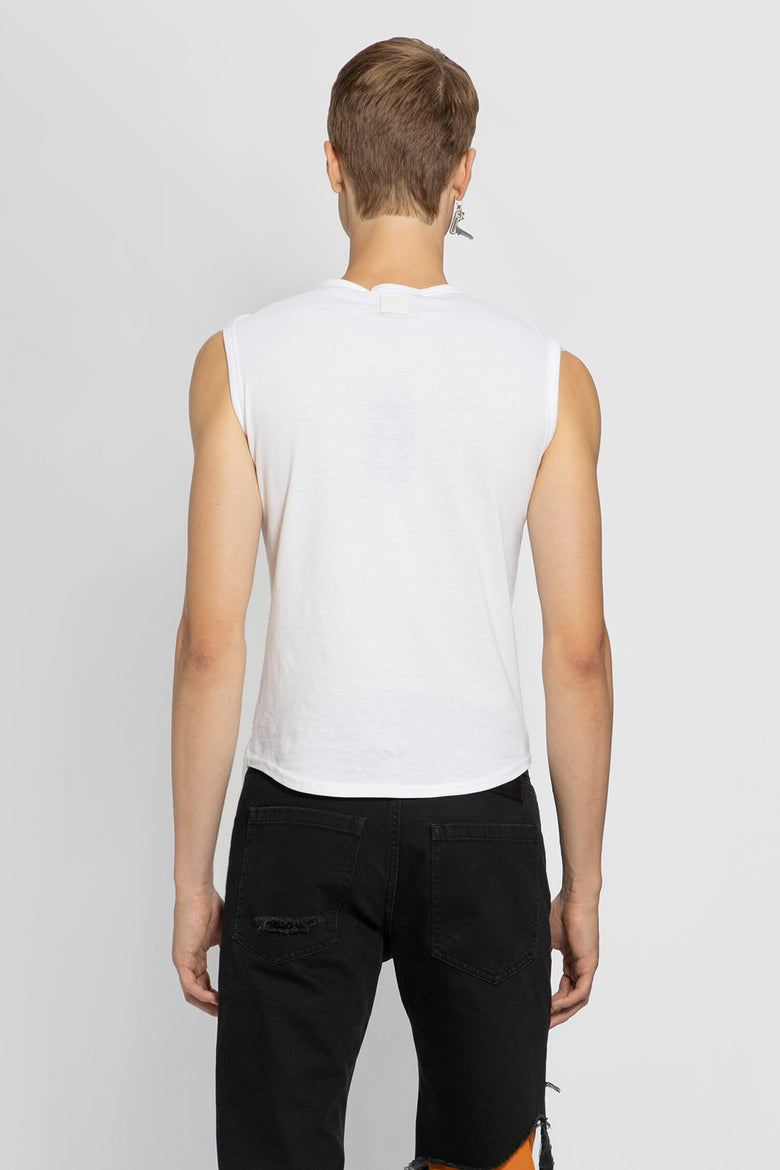 RAF SIMONS MAN WHITE T-SHIRTS & TANK TOPS