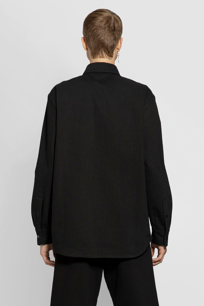 RAF SIMONS MAN BLACK SHIRTS