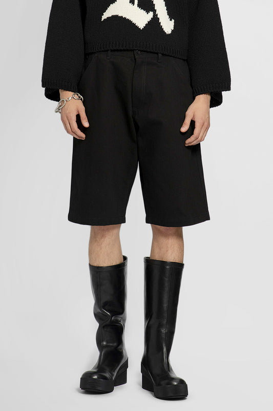 RAF SIMONS MAN BLACK SHORTS & SKIRTS