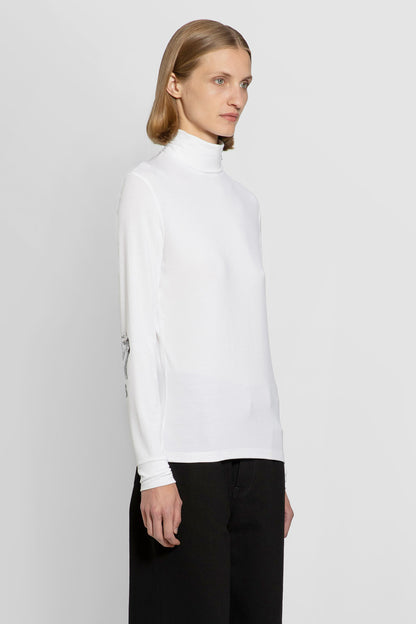 RAF SIMONS WOMAN WHITE T-SHIRTS & TANK TOPS