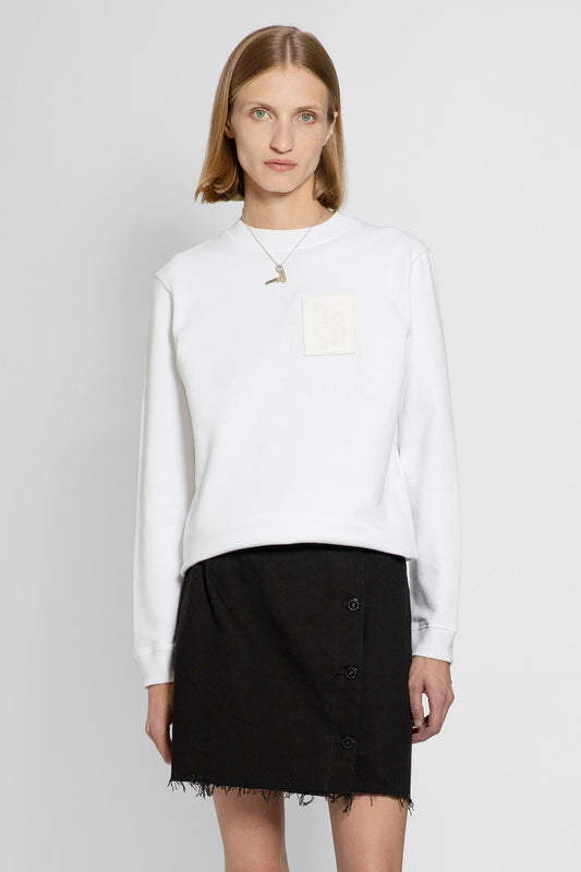 RAF SIMONS WOMAN WHITE SWEATSHIRTS