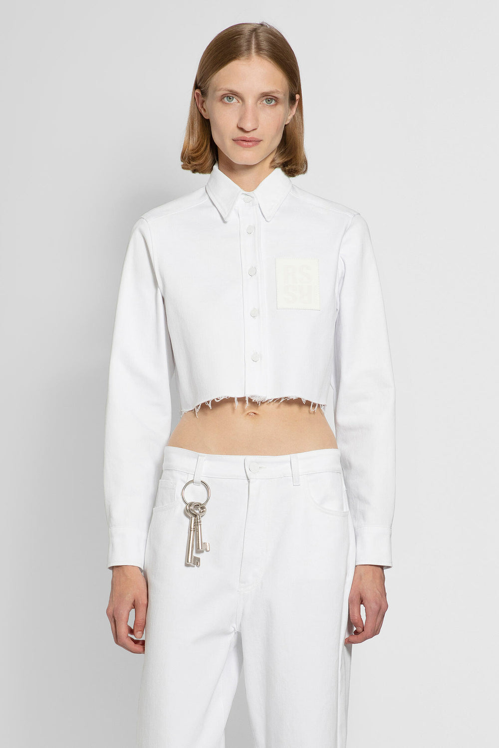 RAF SIMONS WOMAN WHITE SHIRTS