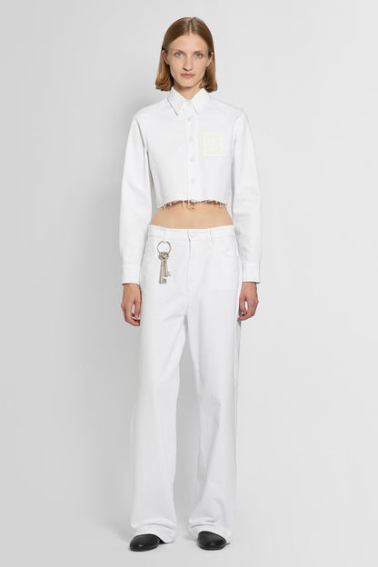 RAF SIMONS WOMAN WHITE SHIRTS