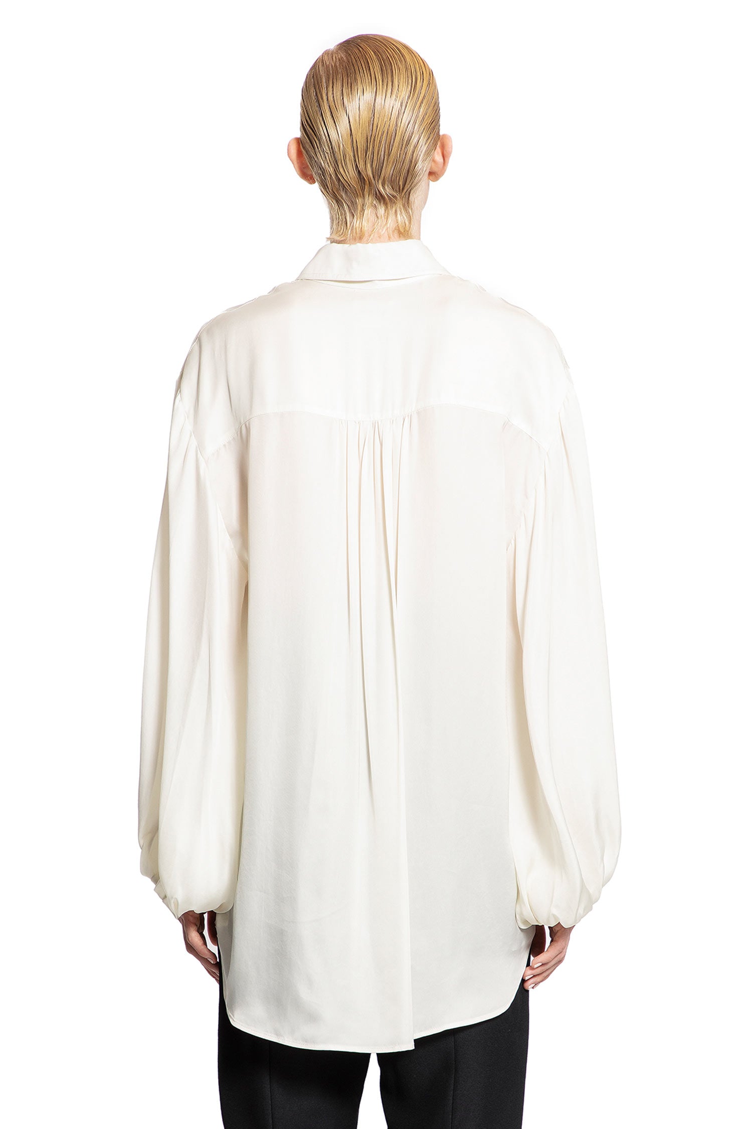 KHAITE WOMAN OFF-WHITE SHIRTS